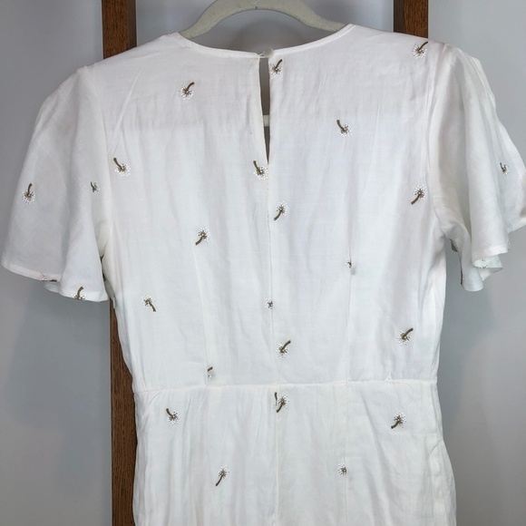 đť…şwhite romper with palm trees - Picture 14 of 17